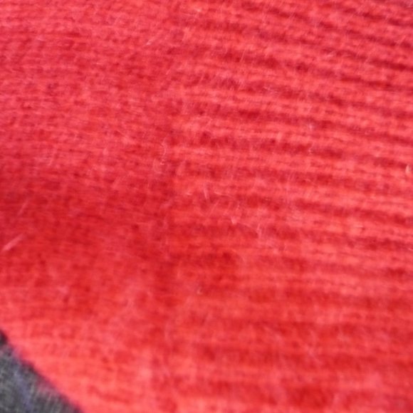 Whimsigoth Wool Knit Red Cap Sleeve Dress - Picture 11 of 13